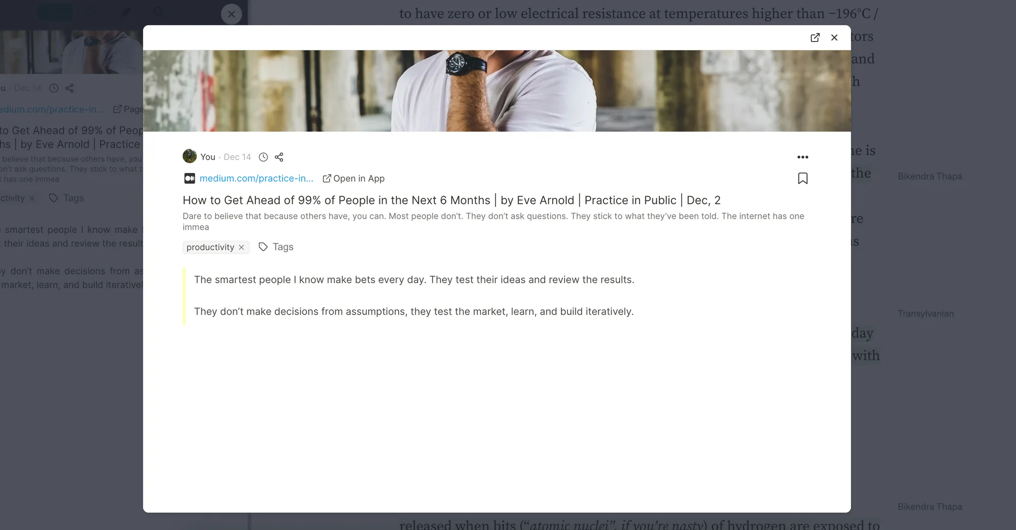Full width popup layout