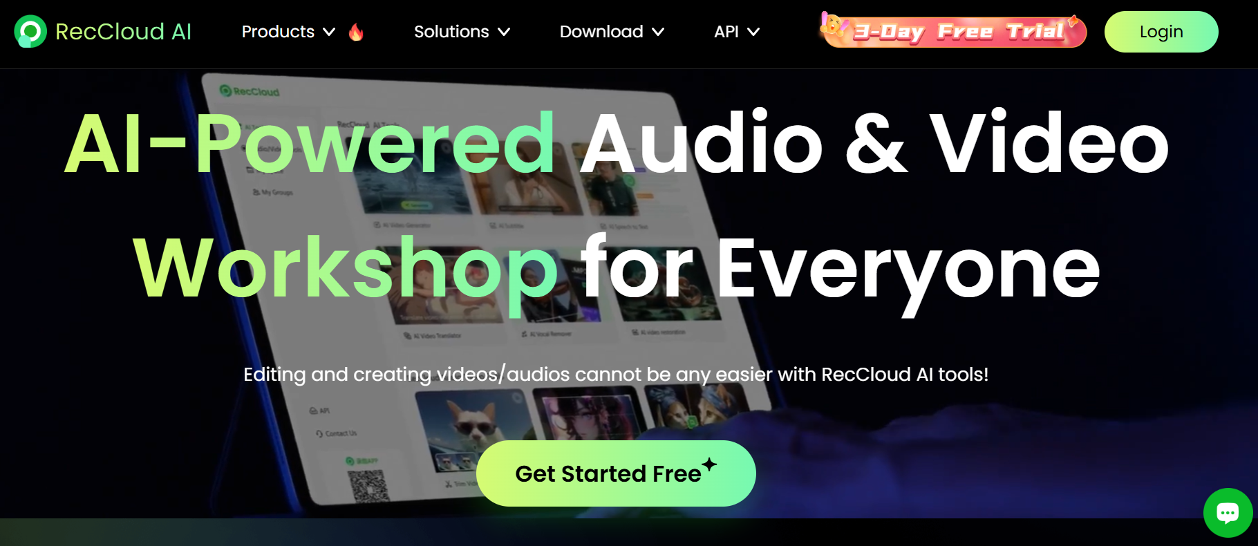 RecCloud website 