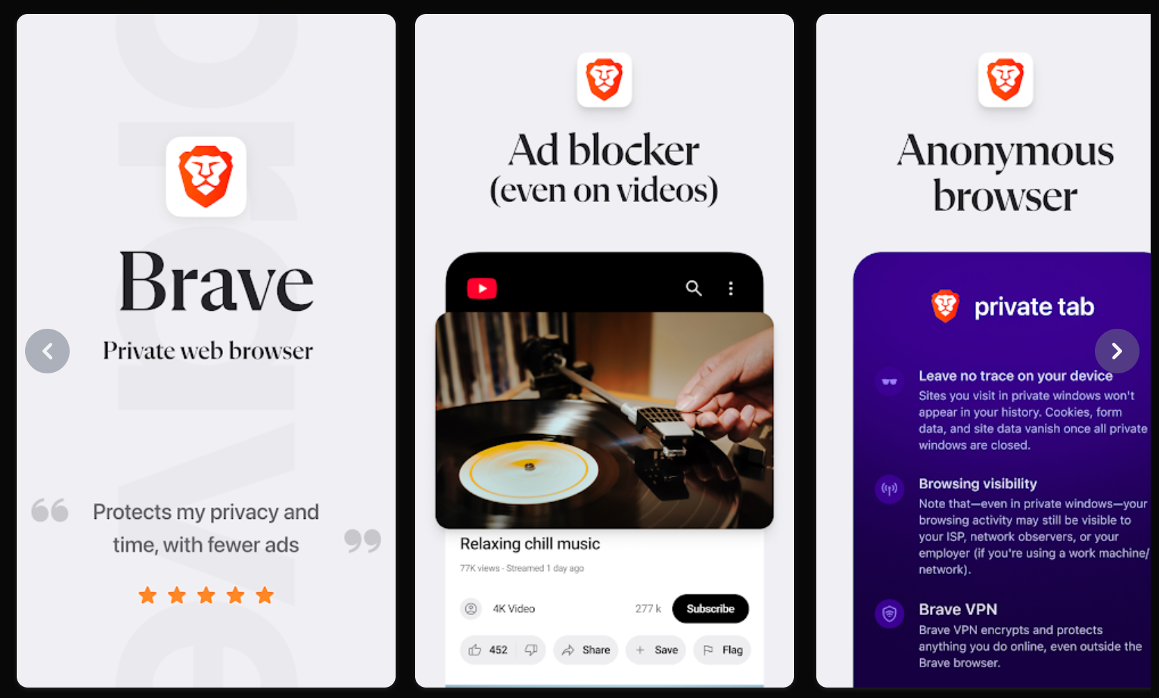 Brave Private Web Browser