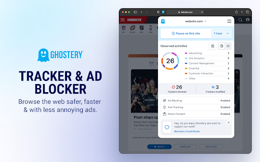 Ghostery AdBlocker for Privacy (Rating: 4.7, Users: 2,000,000+)