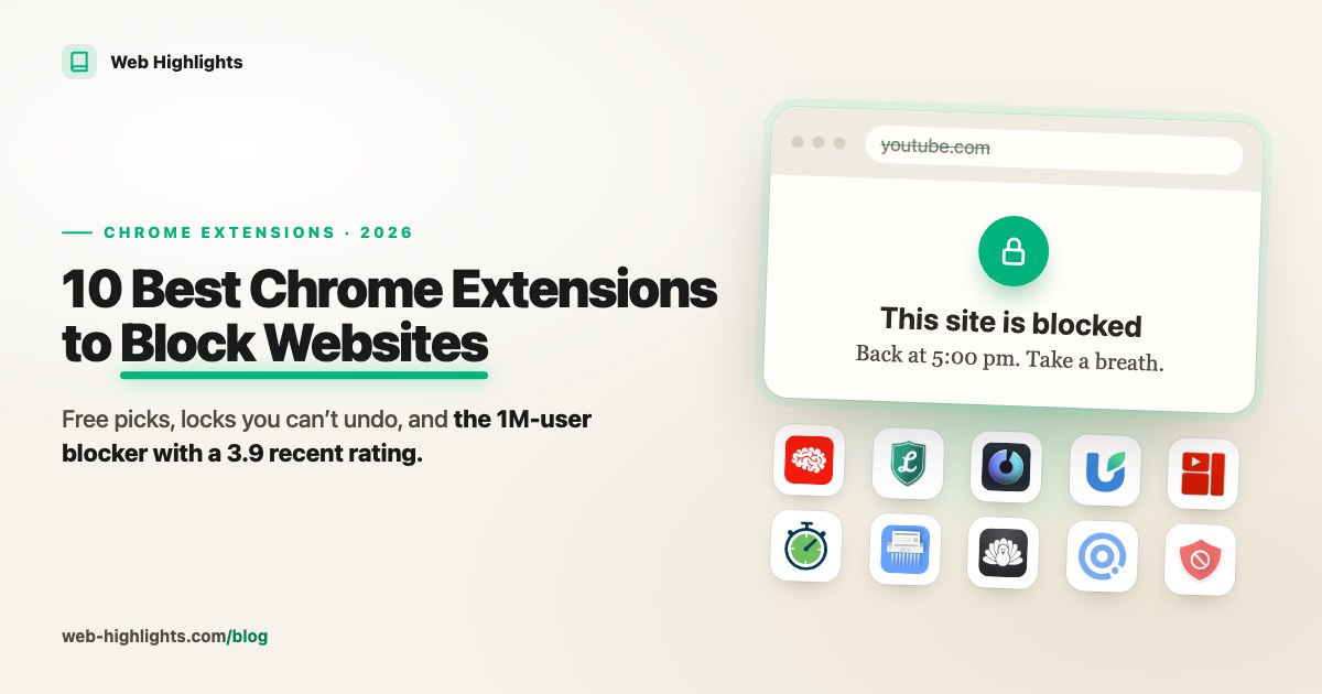 10 Best Chrome Extensions to Block Websites