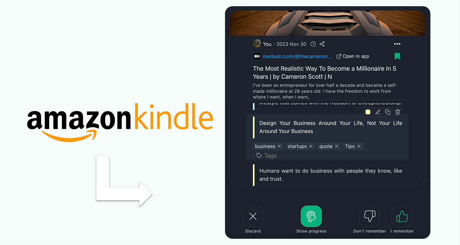 Kindle Books Using Spaced Repetition