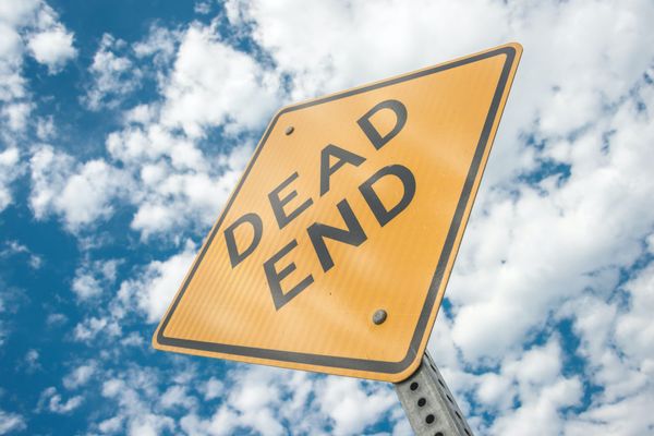Traffic sign "DEAD END"