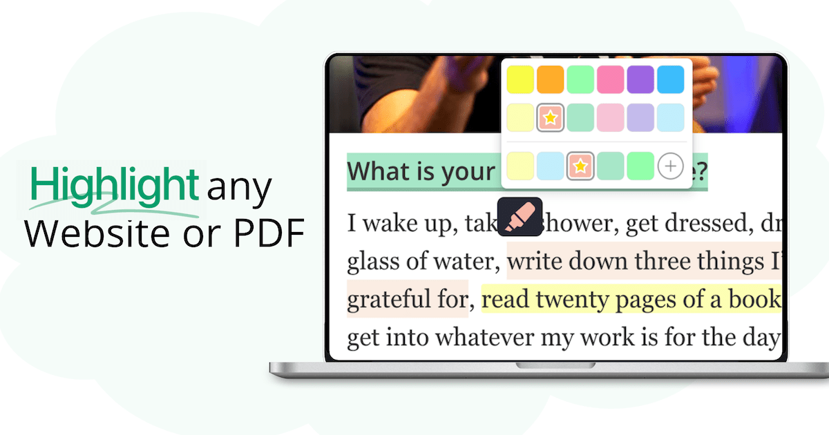 Highlight any Website or PDF